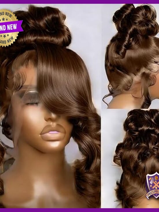 20 Inch Human Hair Wig 180 Density Pre Plucked HD Lace Closure main image 5
